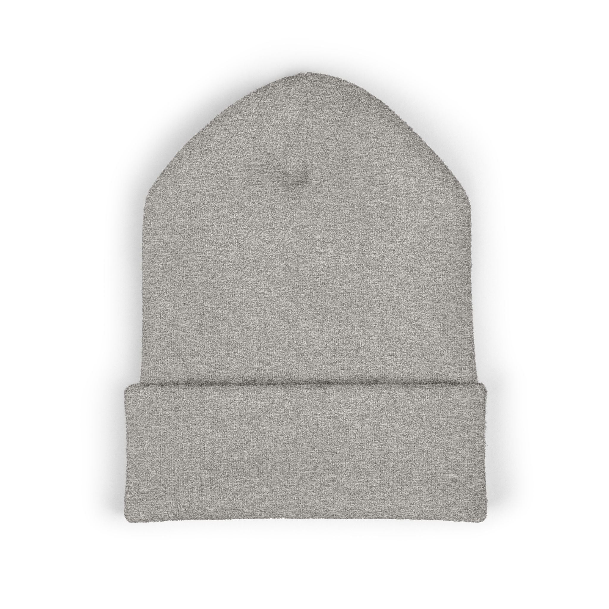 Embroidered "cül" Cuffed Beanie - Minimal Streetwear Knit Hat
