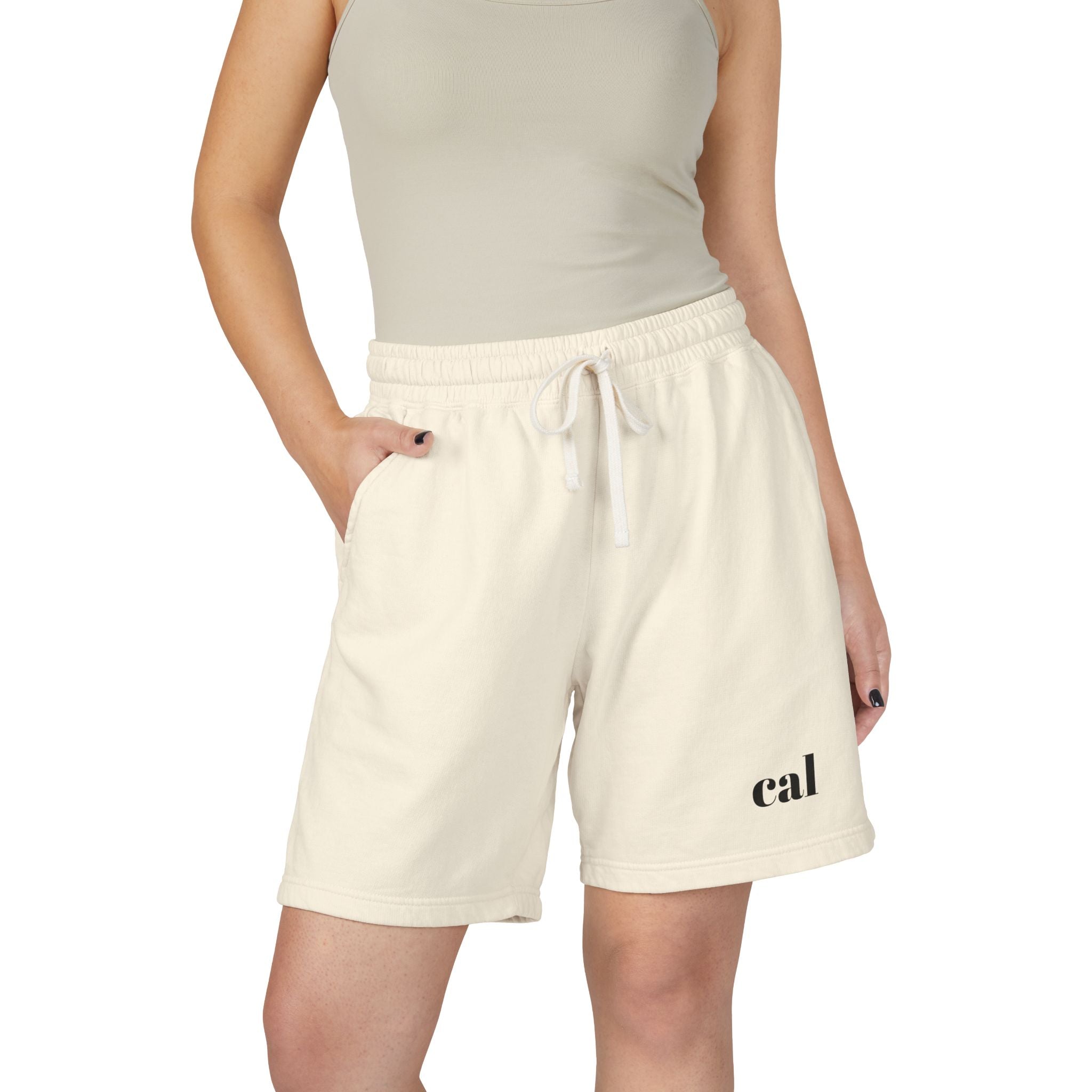 Unisex Garment-Dyed Lightweight Fleece Sweat Shorts