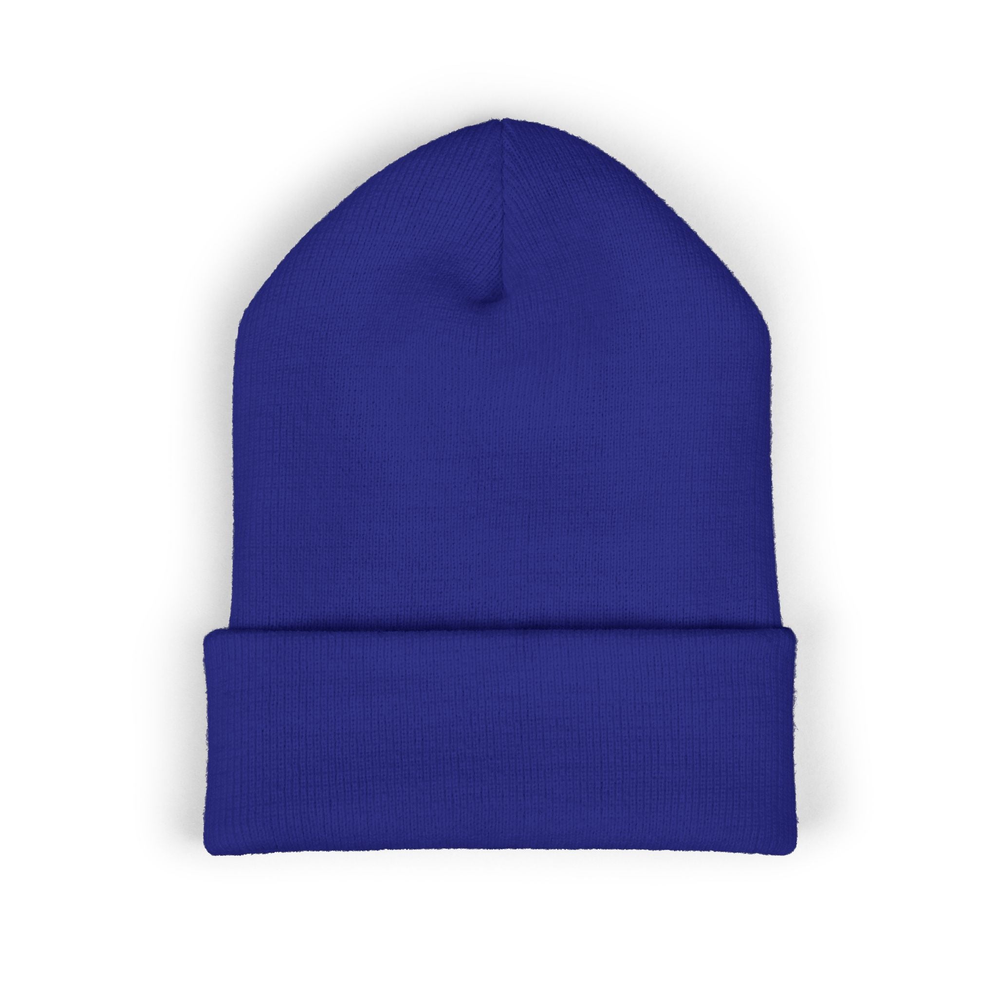 Embroidered "cül" Cuffed Beanie - Minimal Streetwear Knit Hat
